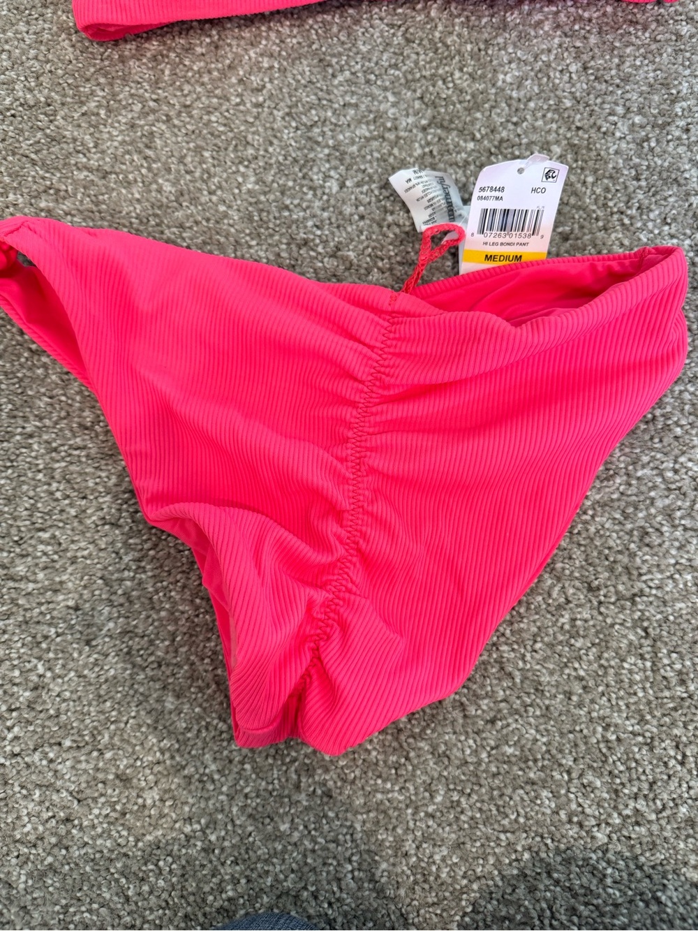 Summerful Ribbed Ring-Front Bikini Set - Picture 2 of 3